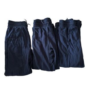 Set of 3 Boys size M(8) Navy Blue Jogger Pants